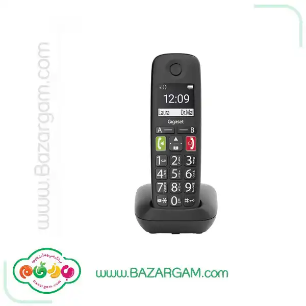 قیمت و خرید گوشی تلفن بی سیم گیگاست مدل E290 مشکی