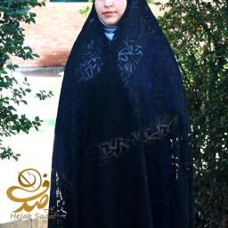 خرید و قیمت چادر مشکی طرحدار مجلسی ایرانی از غرفه محصولات حجاب ترنم عفاف