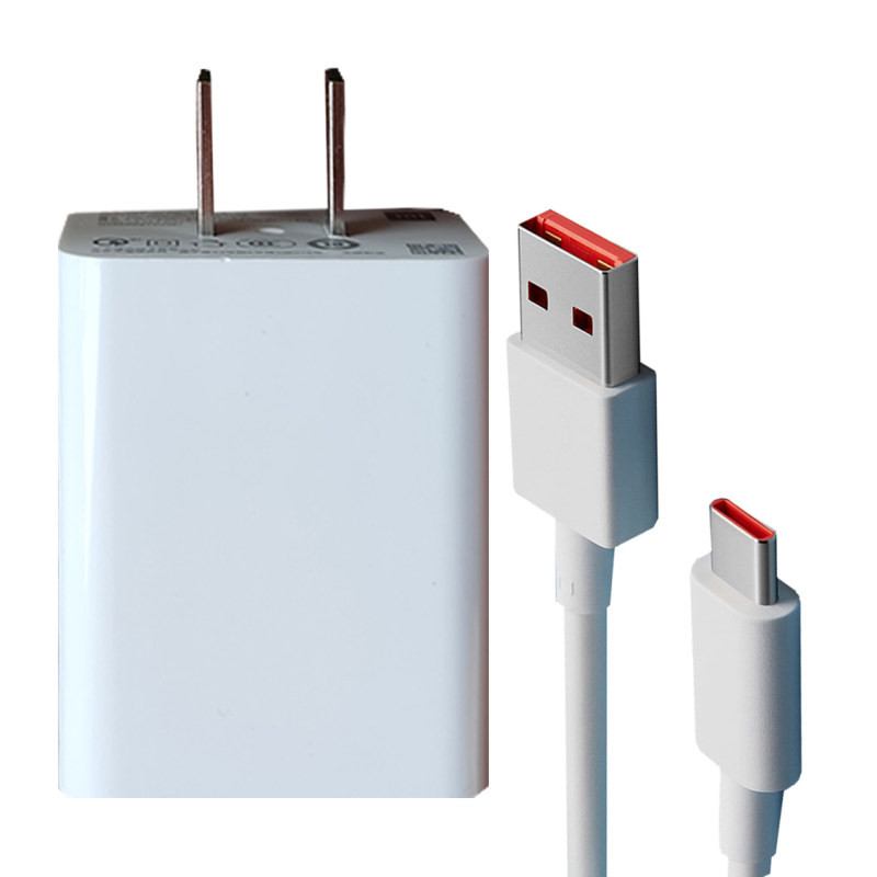 قیمت و خرید شارژر دیواری شیائومی مدل 22W به همراه کابل تبدیل USB-C