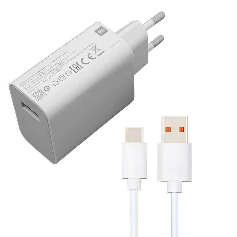 قیمت و خرید شارژر دیواری مدل 33 وات به همراه کابل تبدیل USB-C