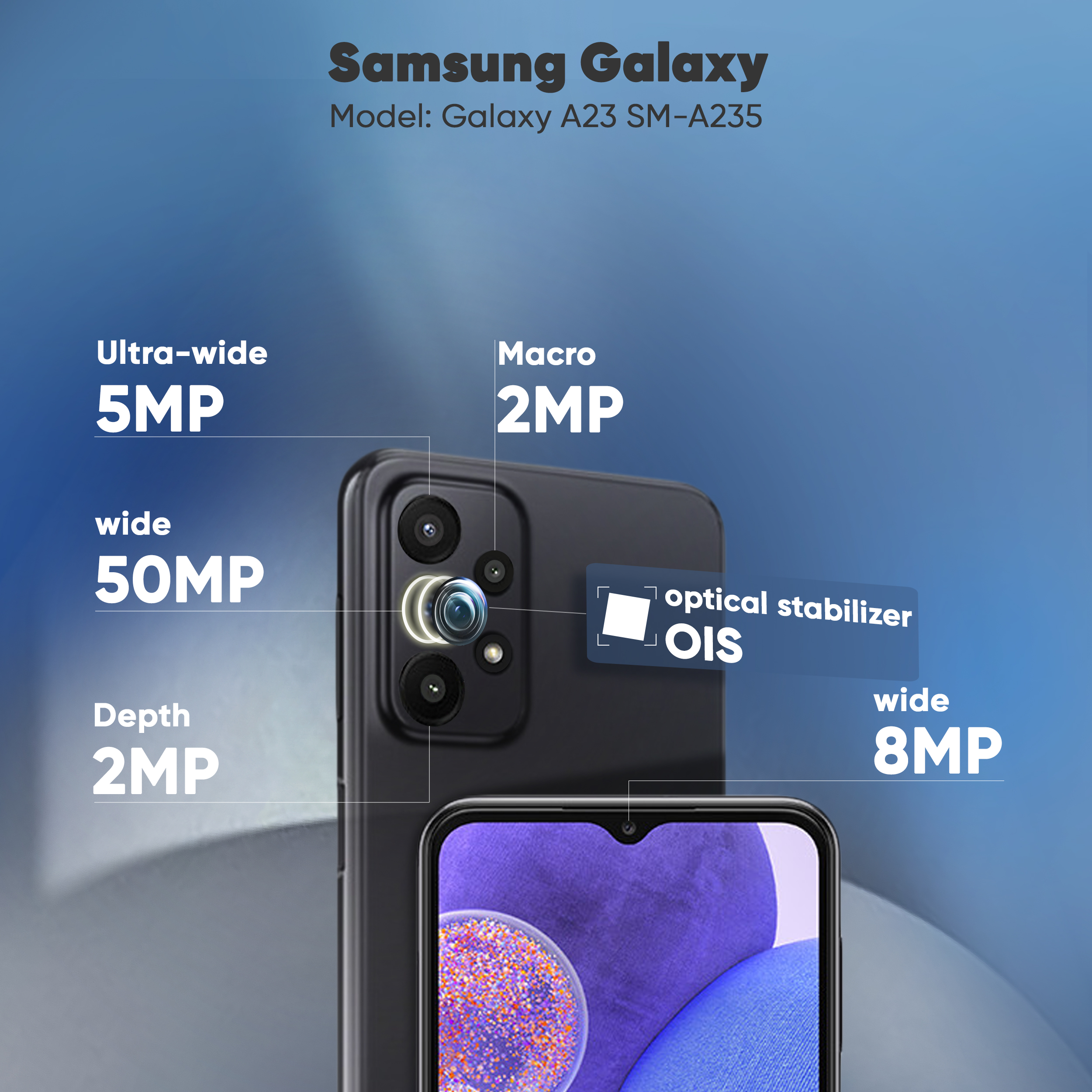 گوشی موبایل سامسونگ مدل Galaxy A23 دو سیم کارت ظرفیت 128 گیگابایت و رم 4گیگابایت - ویتنام - آی استور ایران