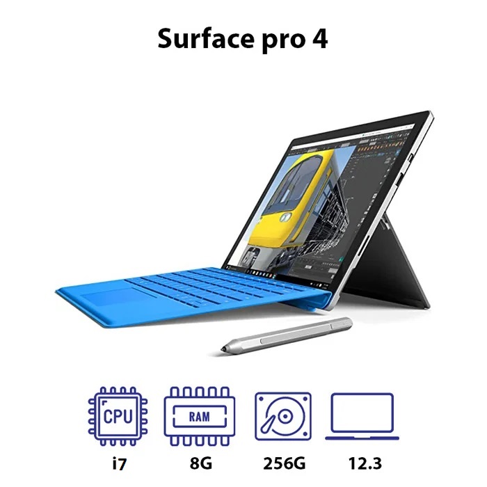 لپ تاپ استوک microsoft مدل surface pro 4 i7 - فروشگاه اینترنتی دی اچ مارکت