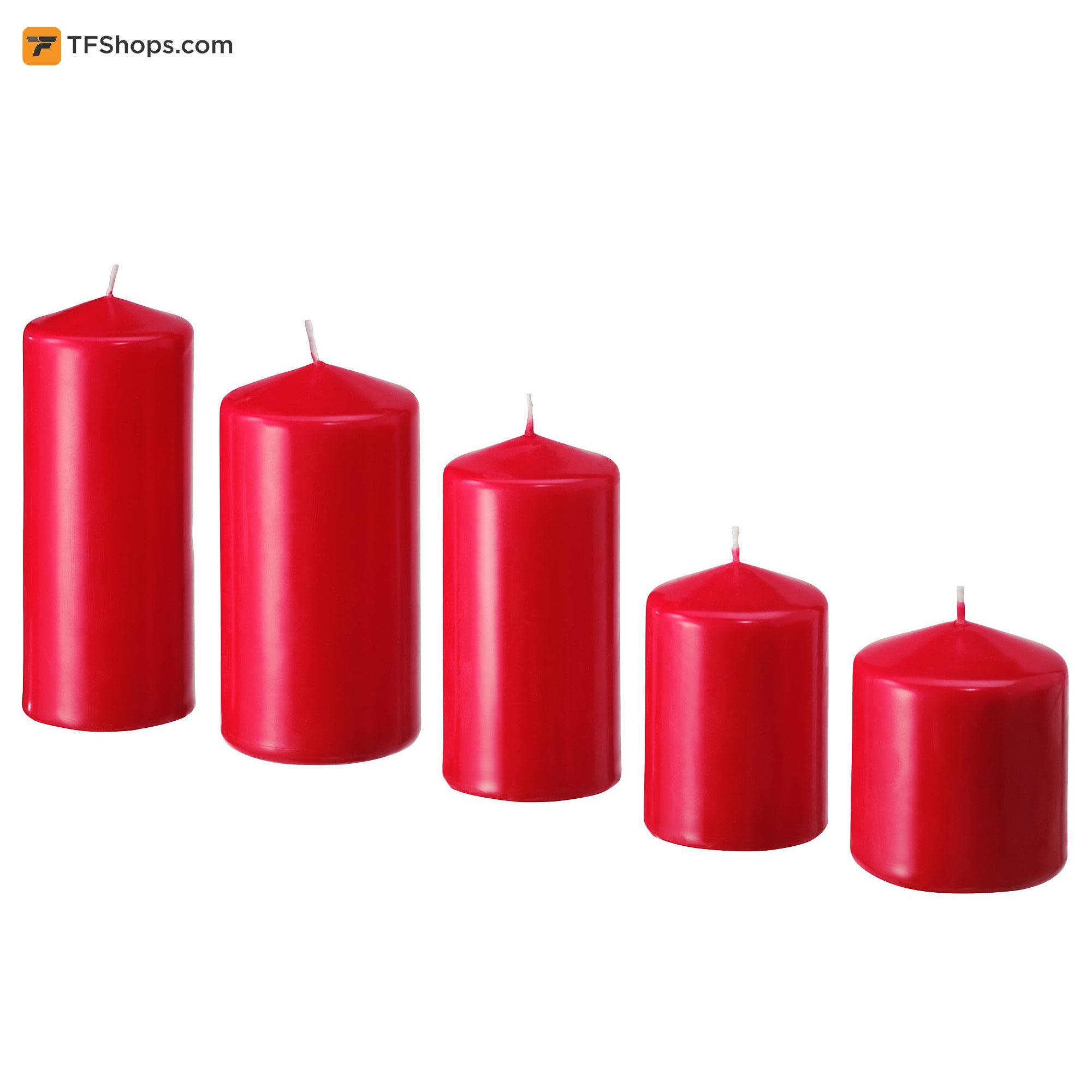 مشخصات، قیمت و خرید مجموعه 5 عددی شمع ایکیا مدل FENOMEN