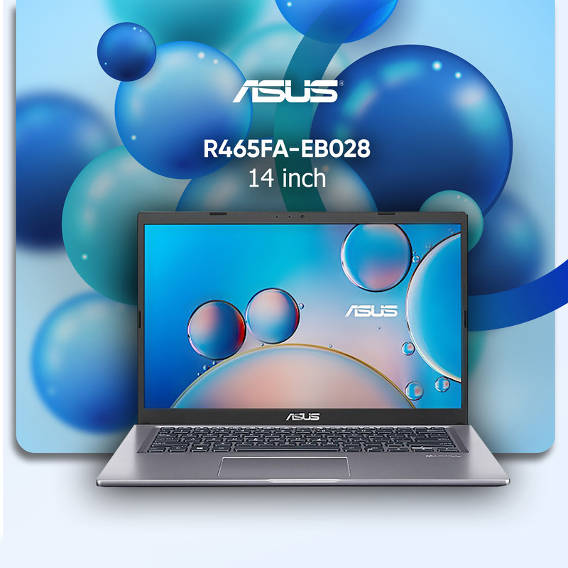 قیمت و خرید لپ تاپ 14 اینچی ایسوس مدل R465FA-EB028
