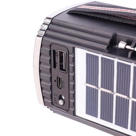 خرید و قیمت اسپیکر بلوتوثی خورشیدی قابل حمل مچر MR 223 ا Speaker MACHERMR223 | ترب