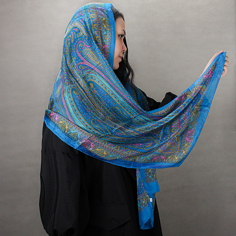 قیمت و خرید شال زنانه مدل ابریشم هندی UTAR
