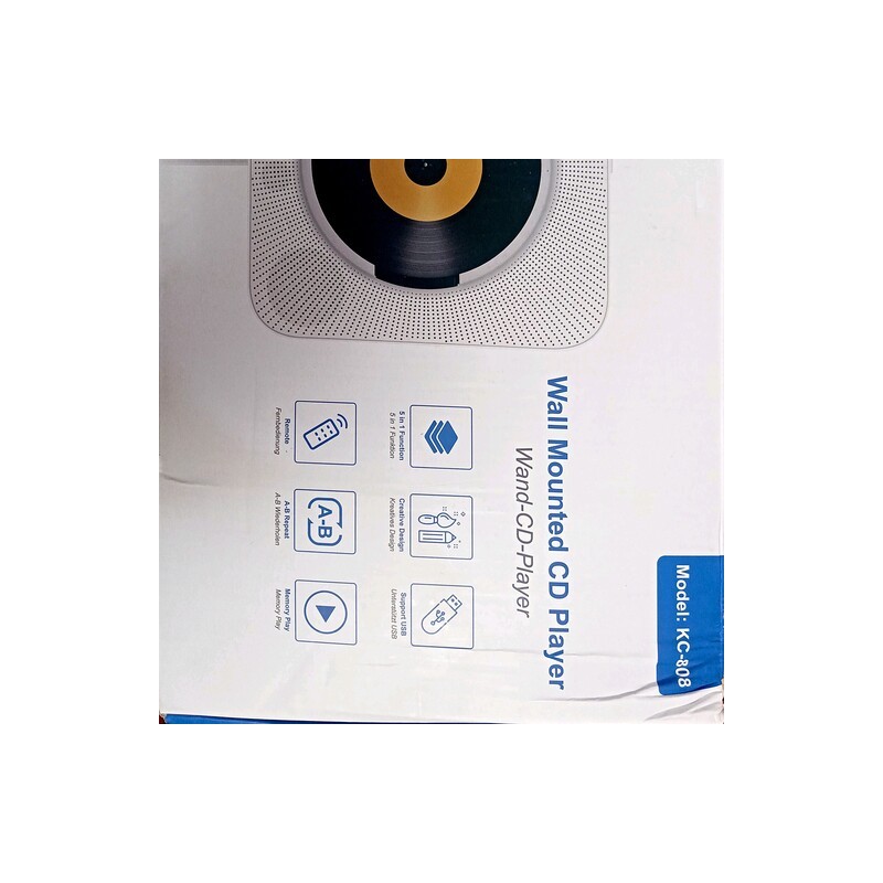 اسپیکر بلوتوثی فلش خور دارای کنترل رنگ سفید مدل kc-808 | فروشگاه علی آوا