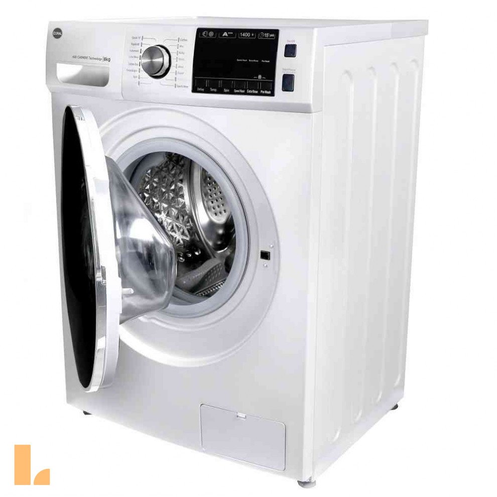 لیروفا | لوازم خانه و آشپزخانه | ماشین لباسشویی کرال مدل TFW-28415 ظرفیت 8کیلوگرم