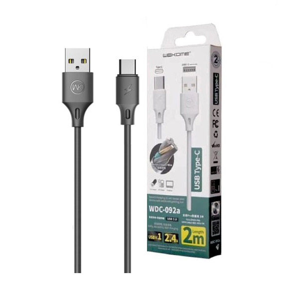 کابل تبدیل USB به USB-C ویکام مدل WDC-092a طول 1متر | موبایل و لوازم جانبیعباس زاده