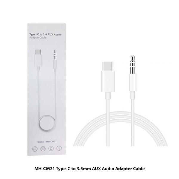 کابل تبدیل USB-C به صدا مدل MH-CM21 طول 1 متر