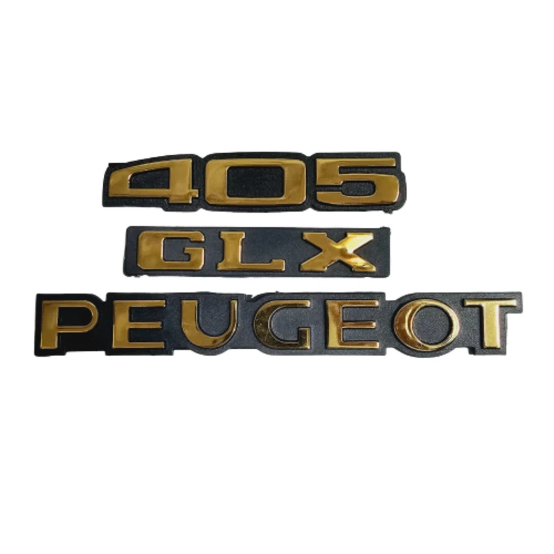 قیمت و خرید آرم صندوق عقب خودرو چیکال مدل P-272-GLX-GOLD مناسب برای پژو 405مجموعه 3 عددی