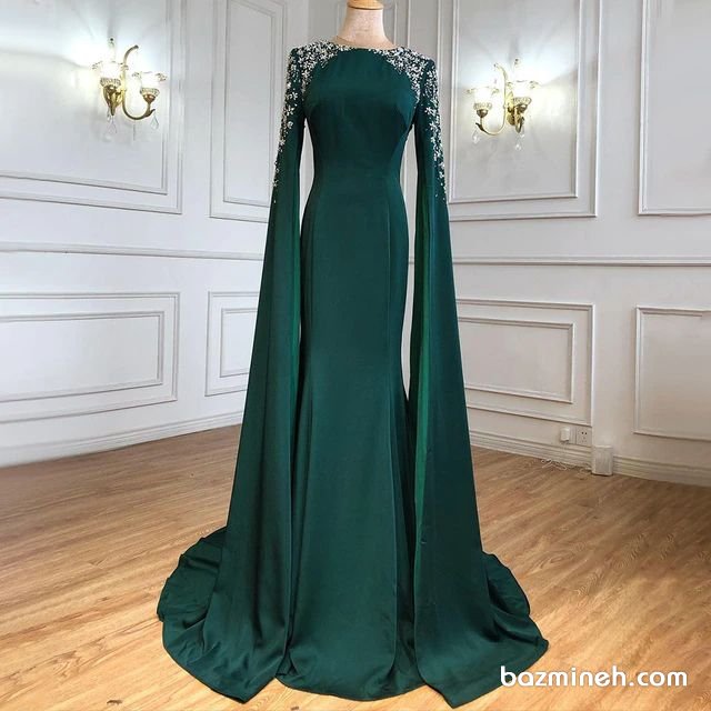 40 مدل لباس مجلسی سبز رنگ! | بزمینه