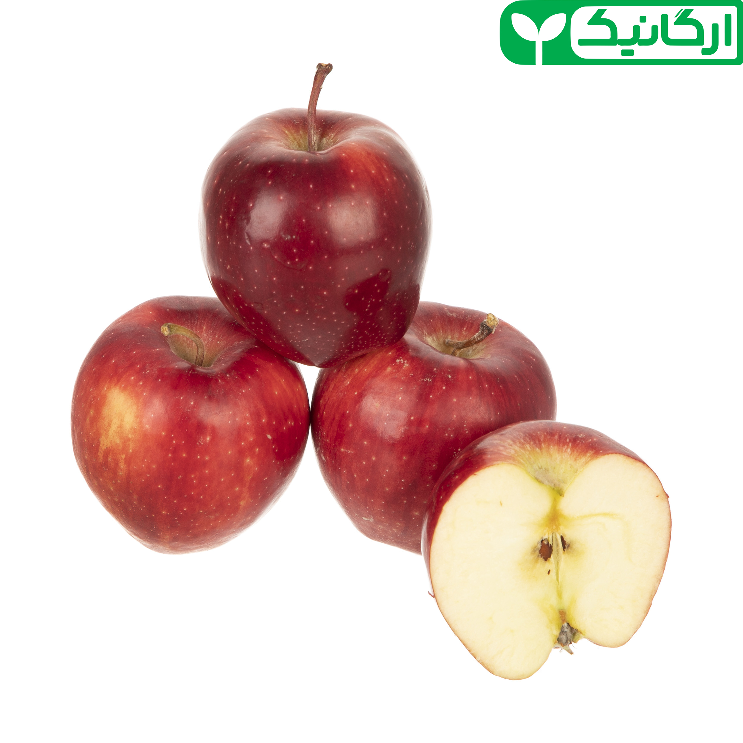 سیب قرمز ارگانیک رضوانی - 1 کیلوگرم