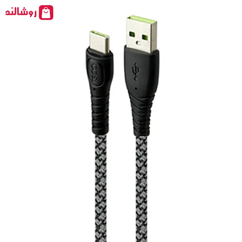 کابل تبدیل USB به USB-C تسکو مدل TCC206 طول 1 متر - روشالند