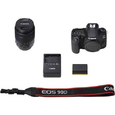 فروش نقدی یا اقساطی دوربین دیجیتال کانن مدل EOS 90D به همراه لنز 135-18میلی متر IS USM