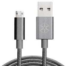 خرید و قیمت کابل تبدیل USB به Micro USB سیلوراستون مدل CPU01 طول 0.5 متر |ترب