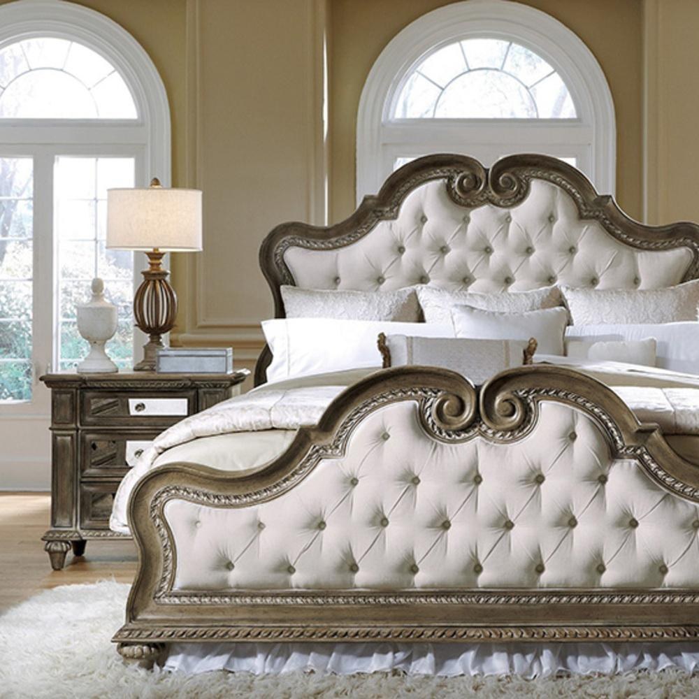 خرید و قیمت تخت خواب دو نفره کلاسیک مدل پاپاس سایز ۱۶۰ در ۲۰۰ سانتیمتر | ترب