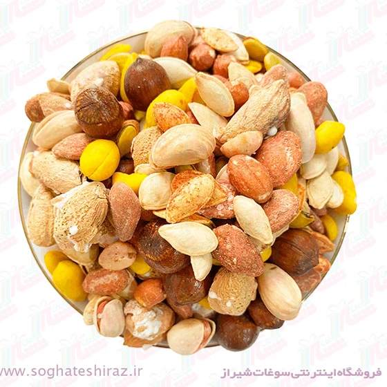 خرید و قیمت آجیل مخلوط اقتصادی درجه یک سوغات شیراز بسته 500 گرمی | ترب