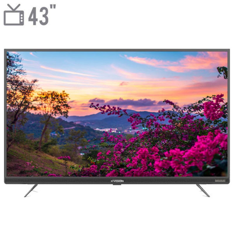 خرید و قیمت تلویزیون هوشمند ایکس ویژن مدل XT725 سایز 43 اینچ
