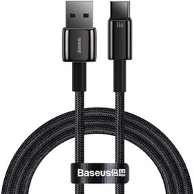 خرید و قیمت کابل تبدیل USB به USB-C باسئوس مدل CATWJ-B01 طول 1 متر | ترب