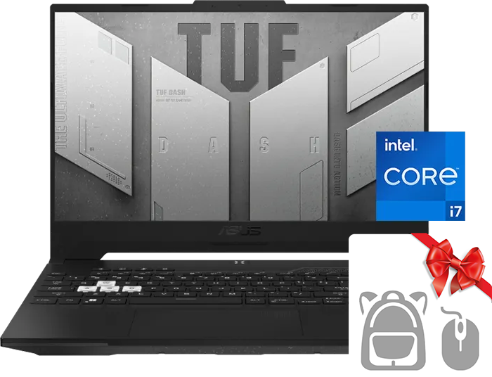 لپ تاپ 15.6 اینچ Asus مدل TUF Dash F15 FX517ZM - فروشگاه ابزارجو