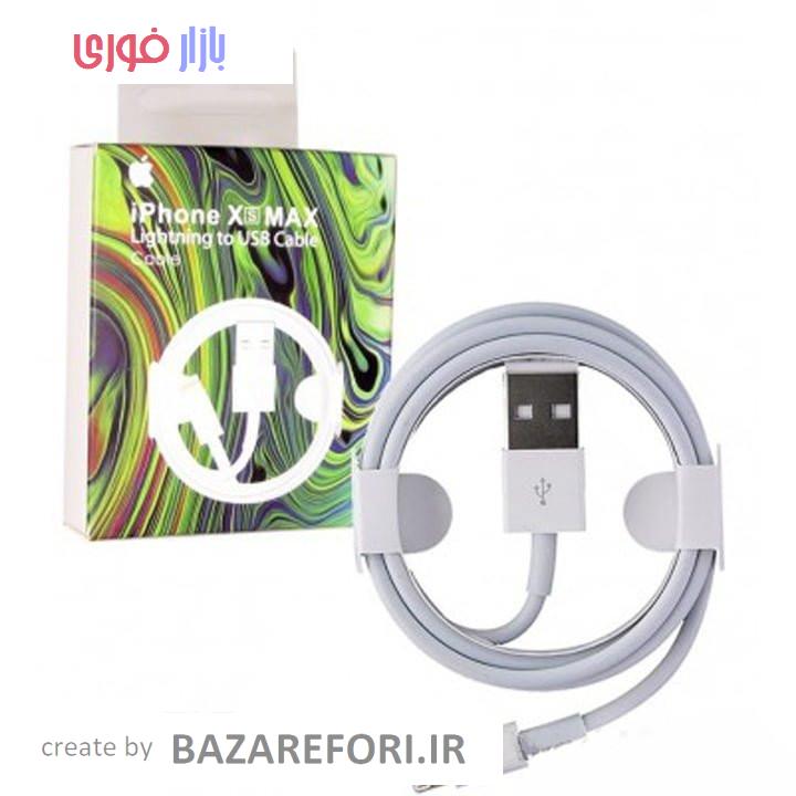 مشخصات قیمت خرید کابل تبدیل USB به لایتنینگ مدل Xs MAX طول 1 متر تهراناصفهان اصفهان بازار فوری