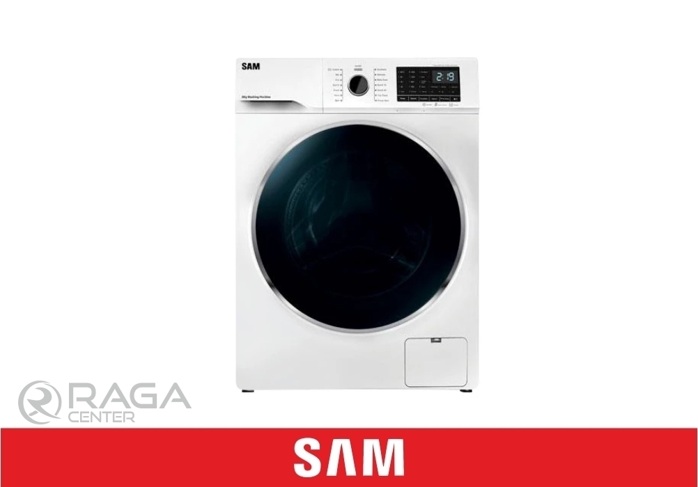 ماشین لباسشویی سام الکترونیک مدل UN-Q1435/W ظرفیت 8 کیلوگرم | ragacenter