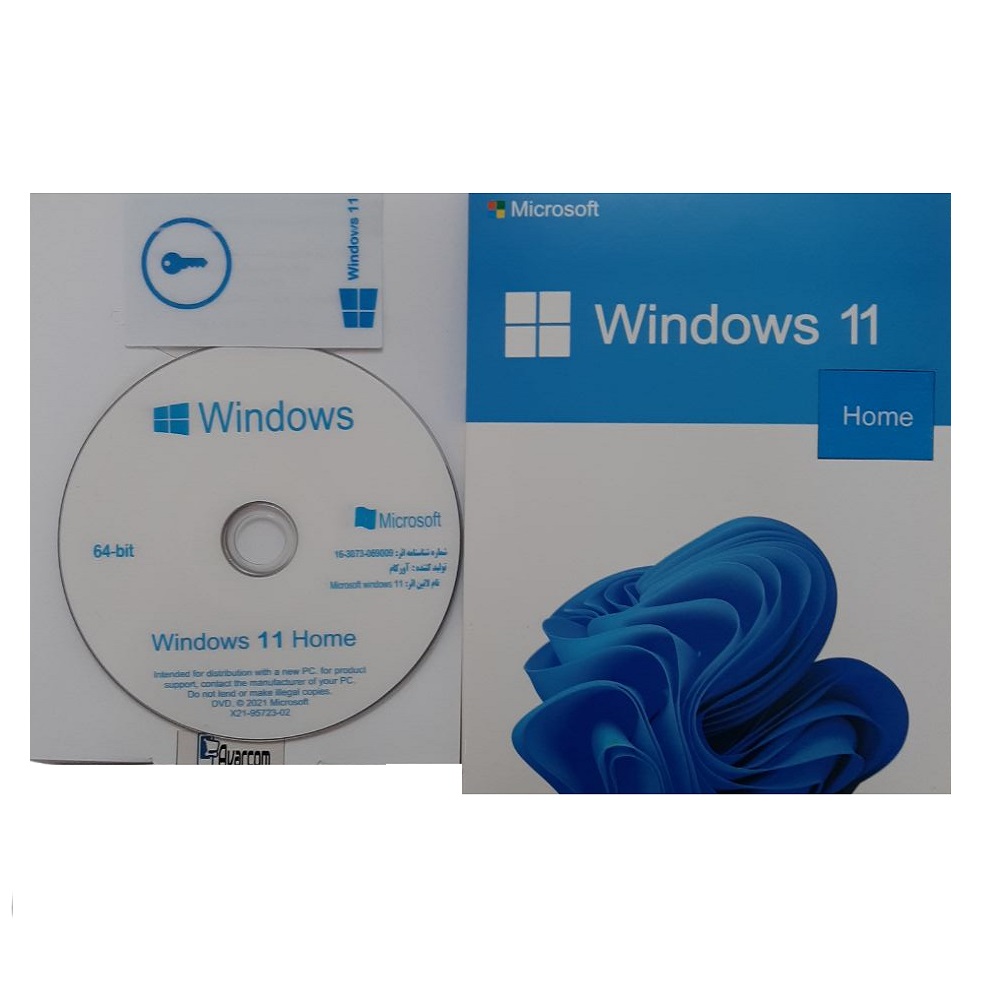 ✓ خرید آنلاین و قیمت سیستم عامل ویندوز 11 نسخه Home لایسنس OEM نشر آورکام[1403] | وکسی