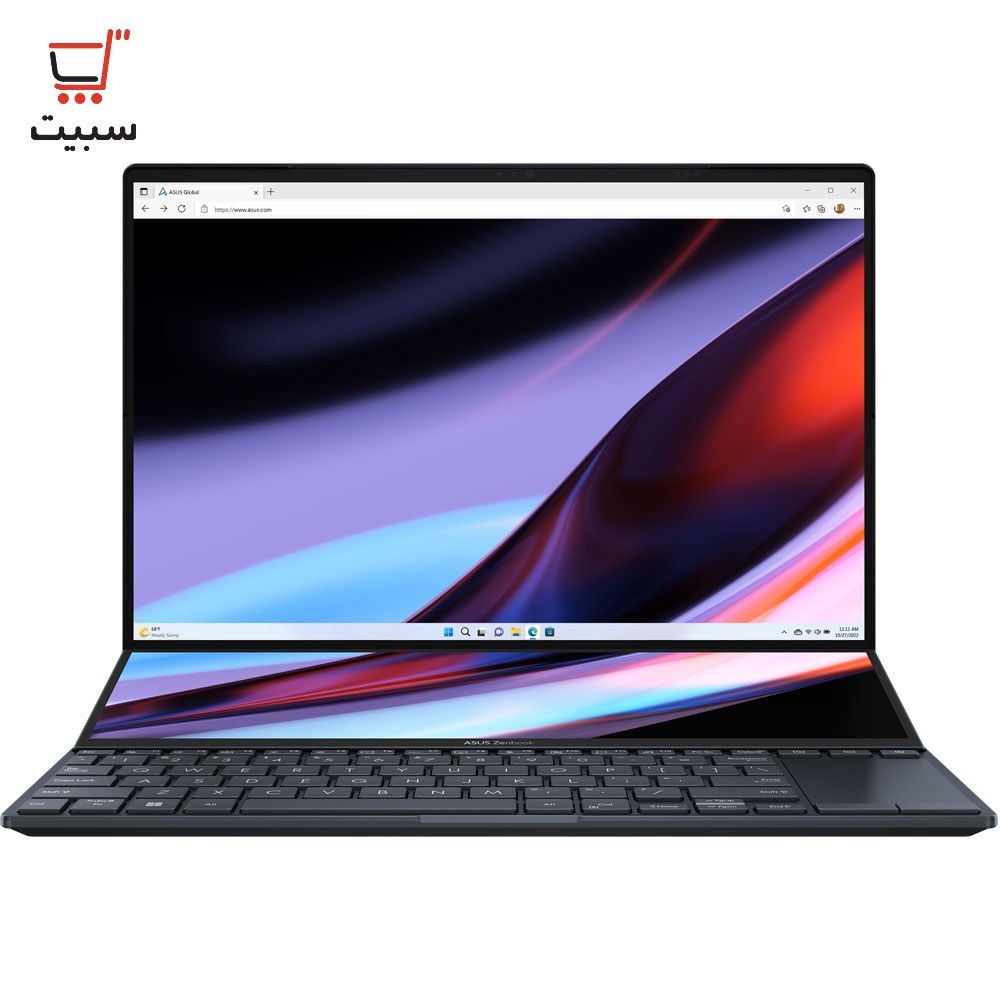 خرید و قیمت لپ تاپ ایسوس 14 اینچی مدل Zenbook Pro 14 Duo UX8402ZE-DH اZenbook Pro 14 Duo UX8402ZE i7 12700H 16GB 2TB SSD 4GB 3050TI OLED Touch |ترب