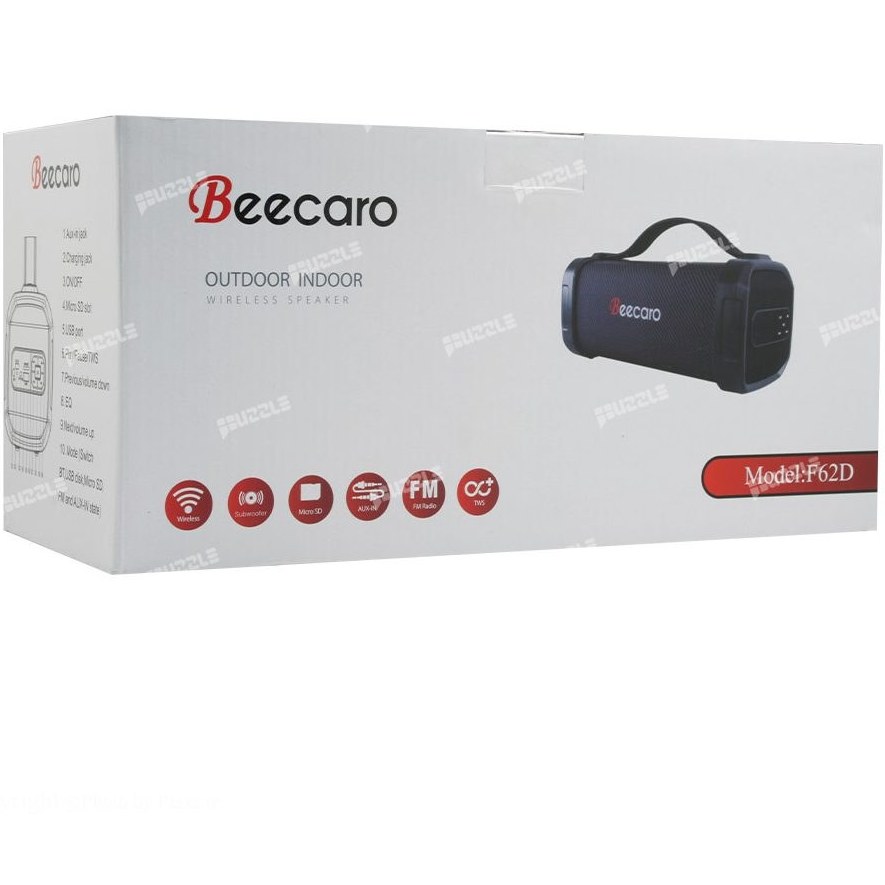 خرید و قیمت اسپیکر بلوتوثی قابل حمل بیکارو F62D ا beecaro F62D portablespeaker | ترب