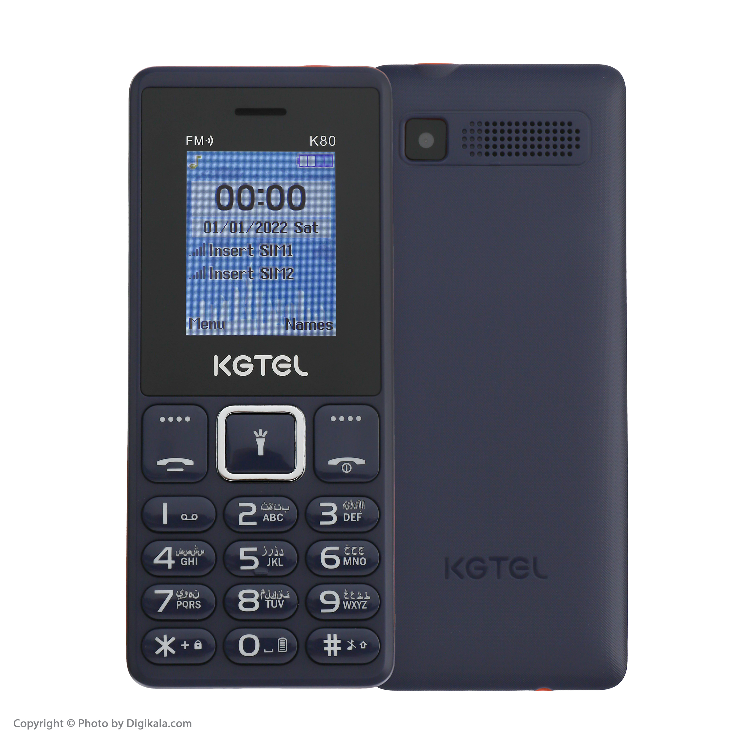 خرید آنلاین و قیمت گوشی موبایل کاجیتل مدل K80 دو سیم کارت [ ۱۴۰۲ ] | وکسی
