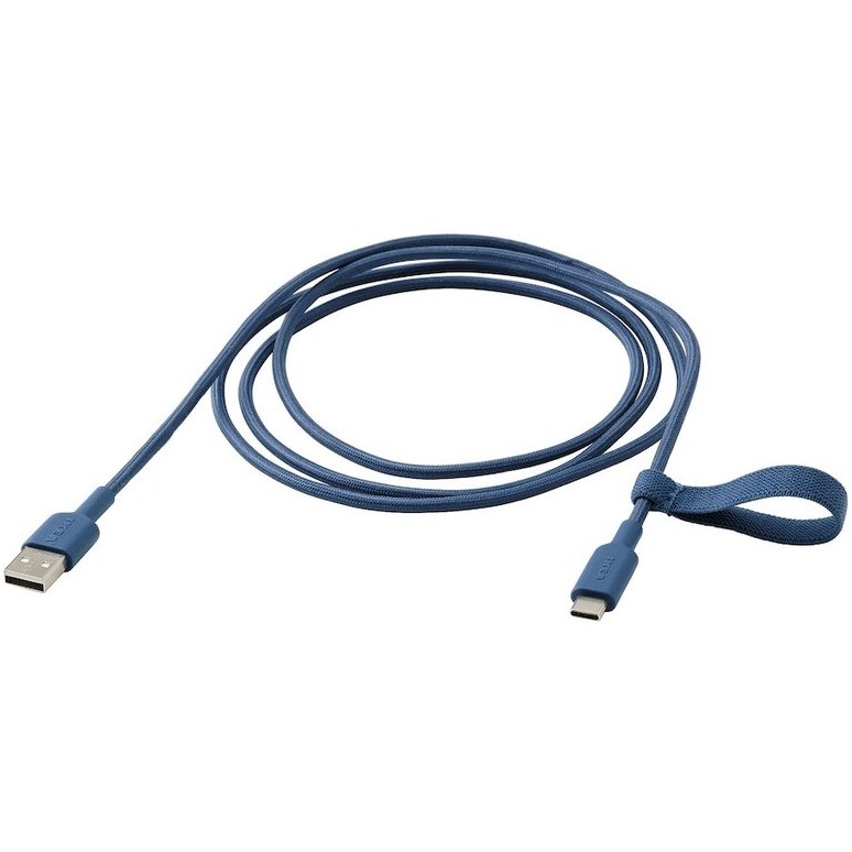 خرید و قیمت کابل تبدیل USB به TYPE-C ایکیا مدل LILLHULT طول 1.5 متر ا IkeaLILLHULT USB-C cable 1.5m | ترب