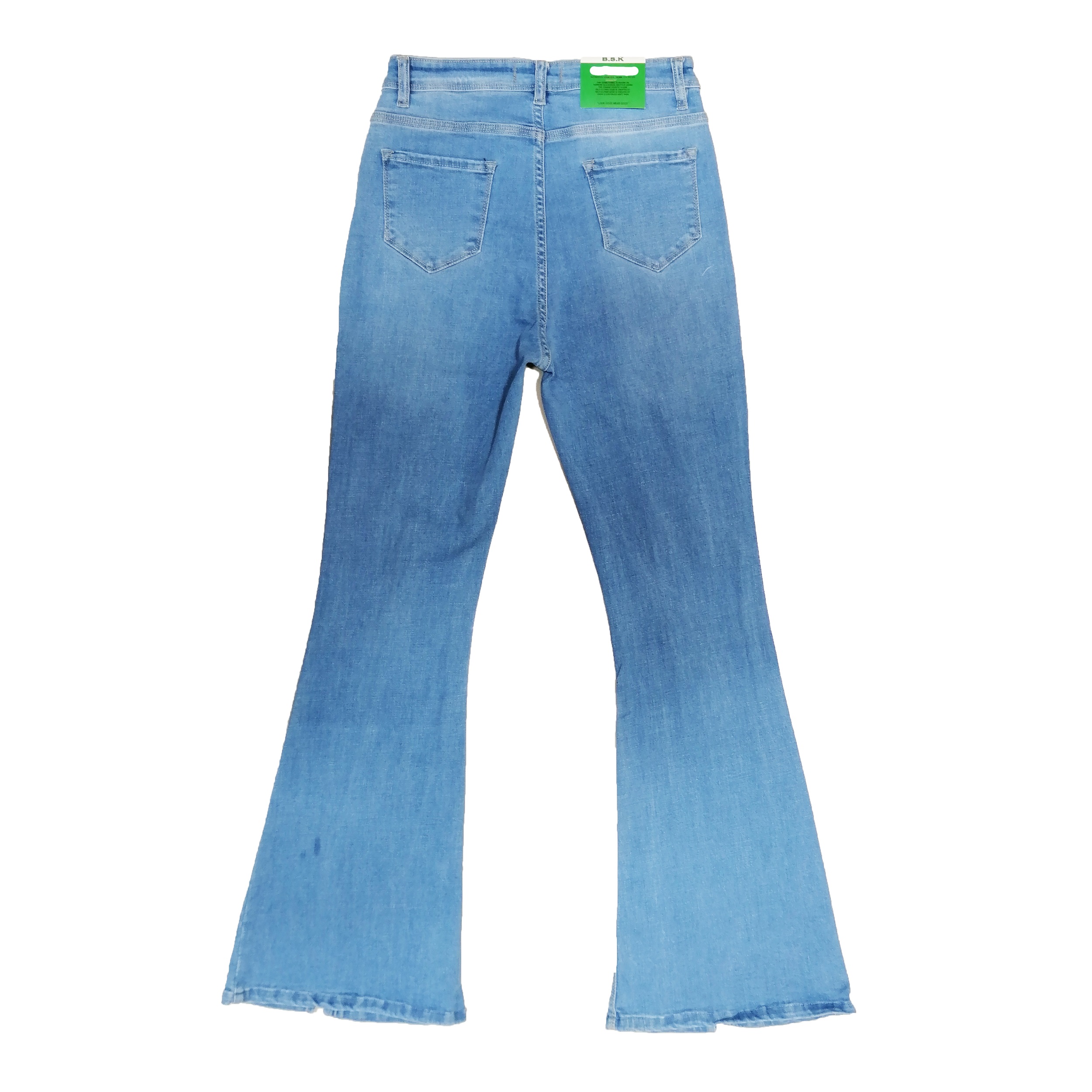 قیمت و خرید شلوار جین زنانه مدل بوت کات کد 17007 رنگ آبی