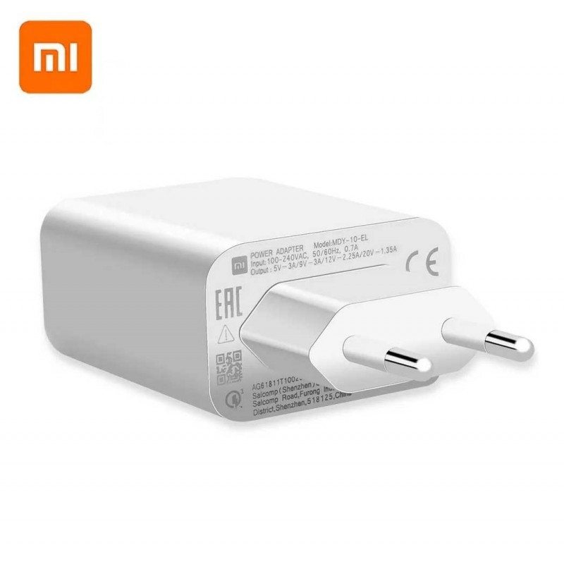 قیمت و خرید شارژر دیواری مدل MDY-10-EL به همراه کابل تبدیل USB-C