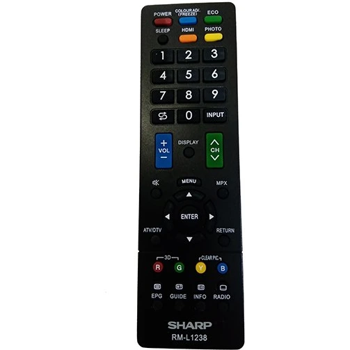خرید و قیمت ریموت کنترل همه کاره تلویزیون ام جی اس MGS RM-L1359MGS 1359 TVReplaced Remote Control