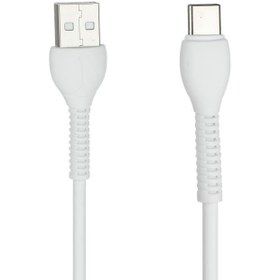 خرید و قیمت کابل تبدیل USB به USB-C کلومن مدل DK - 56 طول 1 متر سفید ا کابلتبدیل کابل تایپ سی USB to Type-C | ترب