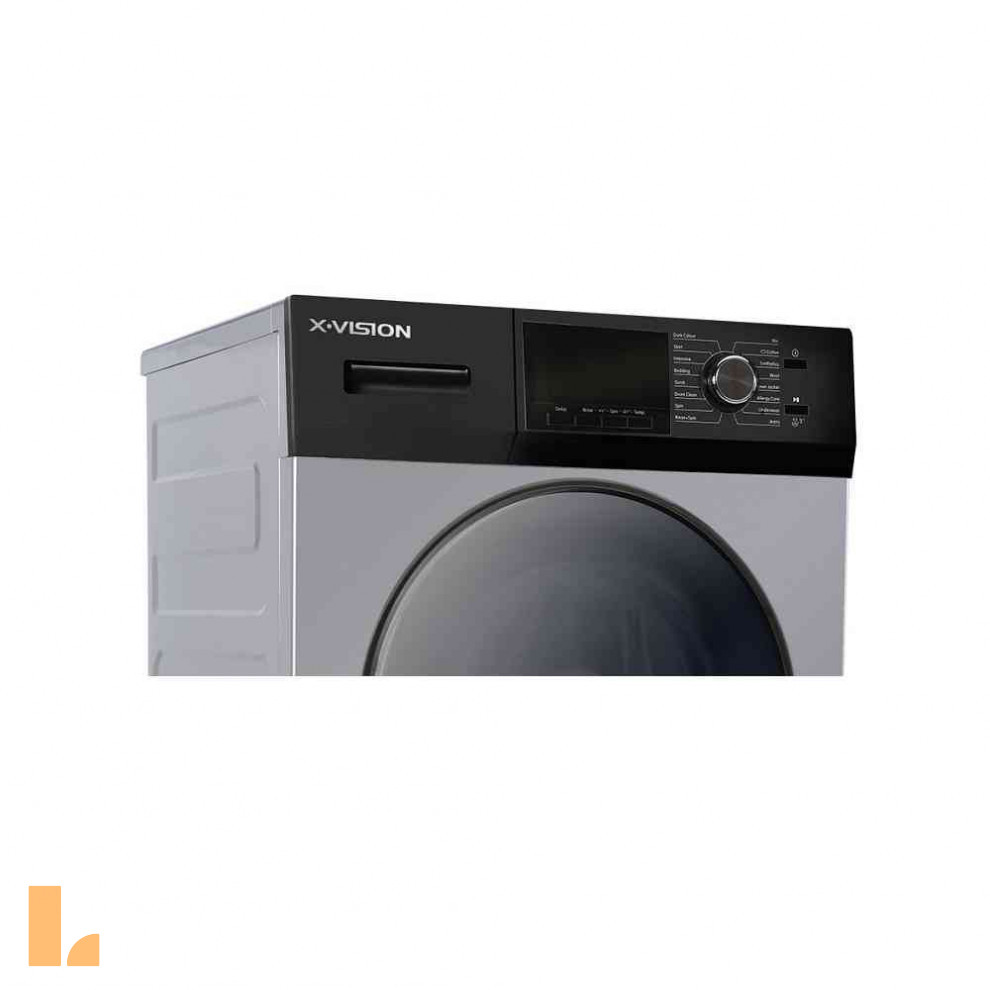 لیروفا | لوازم خانه و آشپزخانه | ماشین لباسشویی ایکس ویژن مدل TM84-BWBL/BSBLظرفیت 8 کیلوگرم