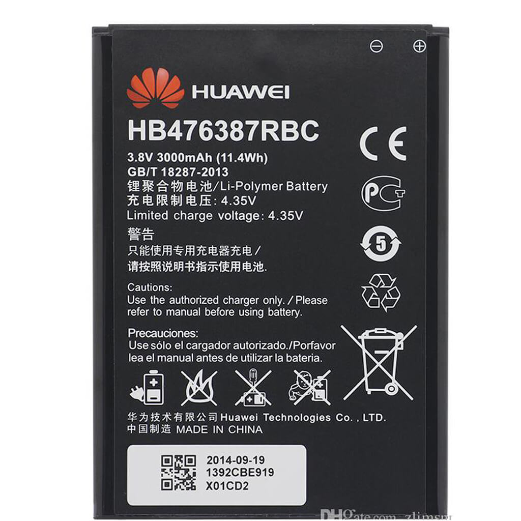 مشخصات، قیمت و خرید باتری هانر Honor 3X Pro مدل HB476387RBC