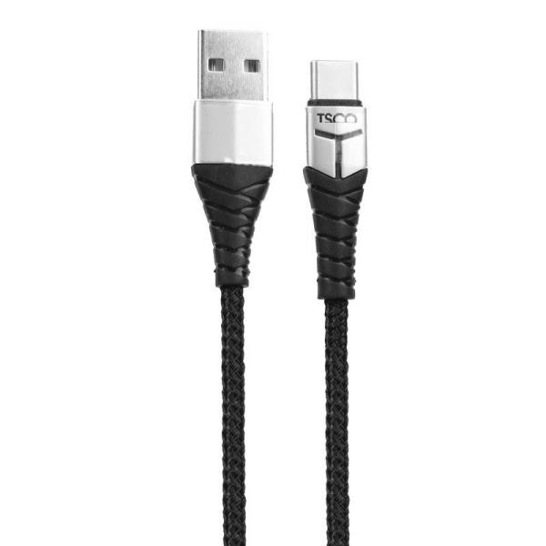 قیمت و خرید کابل تبدیل USB به USB-C تسکو مدل CC186 طول 1 متر‎