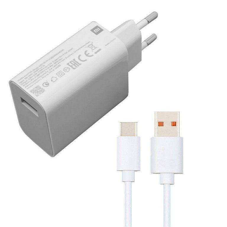 قیمت و خرید شارژر دیواری شیائومی مدل POWER-FULL به همراه کابل تبدیل USB-C