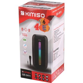 خرید و قیمت اسپیکر بلوتوثی رم و فلش خور Kimiso QS-2411 + میکروفون ا KimisoQS-2411 Wireless Speaker | ترب